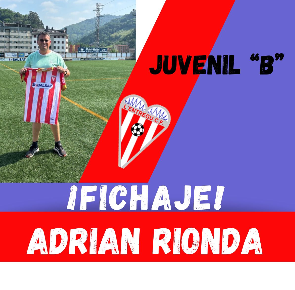 Es el turno de Adrián Rionda, procedente del San Esteban. Se hará cargo de dirigir a nuestro Juvenil “B” en la 24/25.